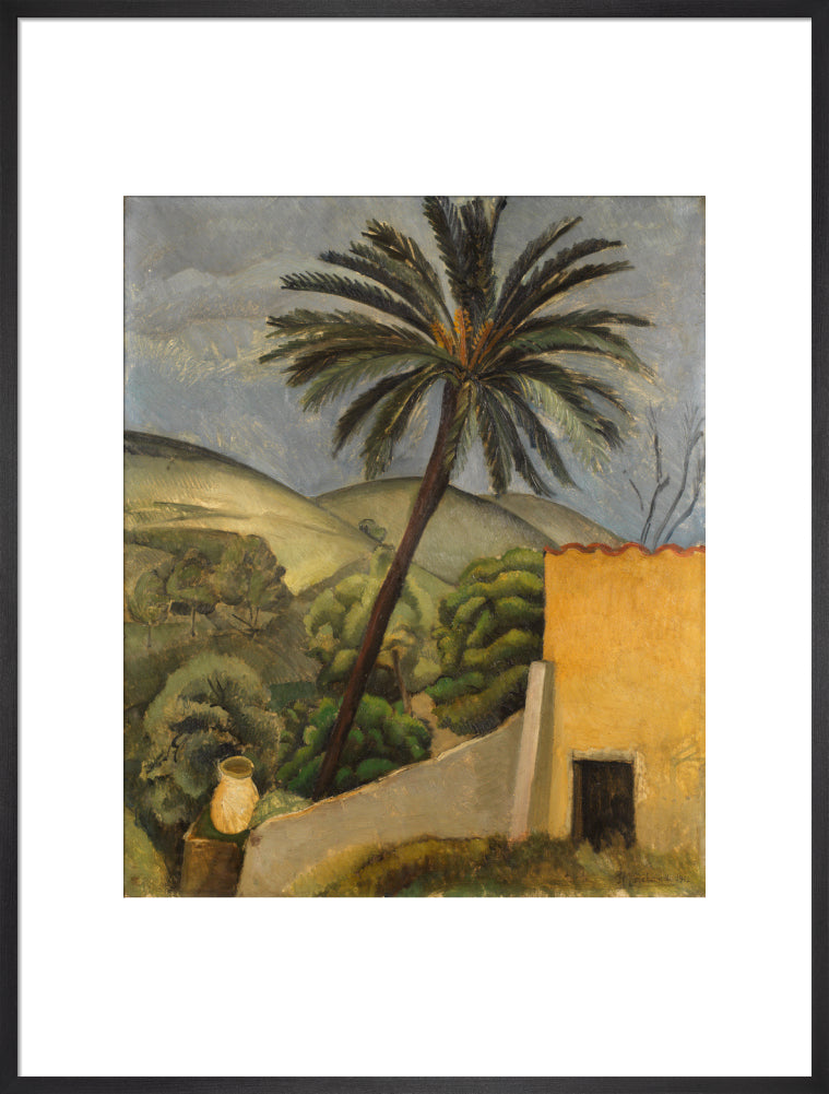 Palm Tree (art print, extra large, black)
