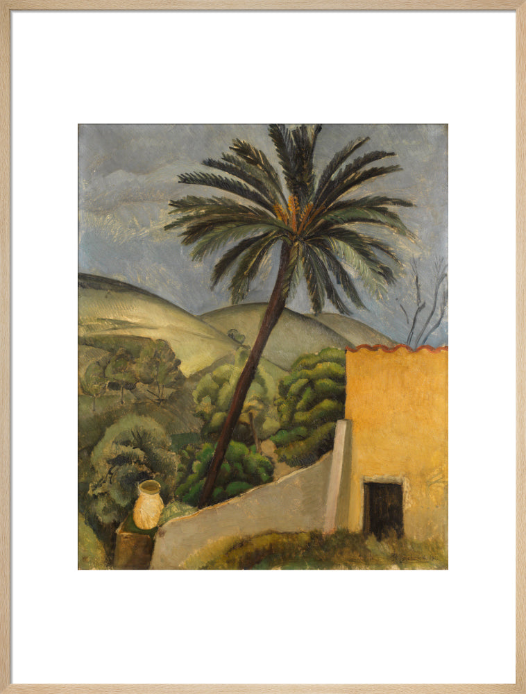 Palm Tree (art print, extra large, natural)