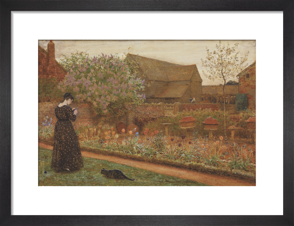 The Old Farm Garden (art print, small, black)