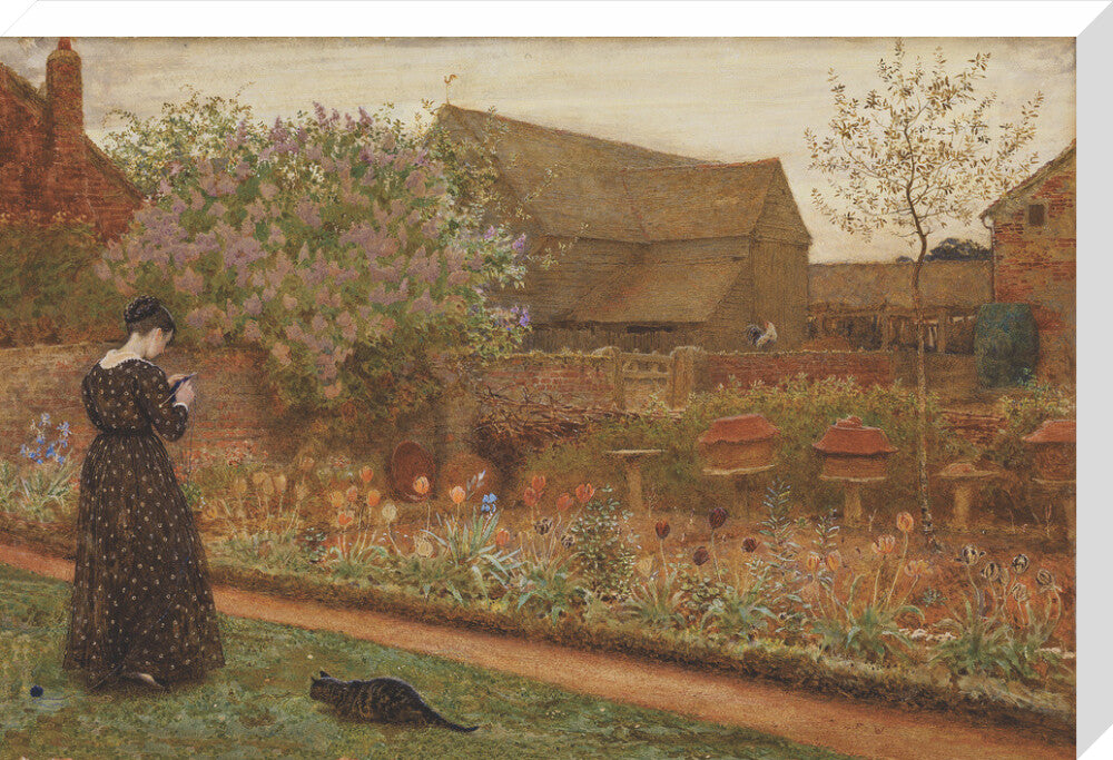 The Old Farm Garden (stretched canvas, large, unframed)