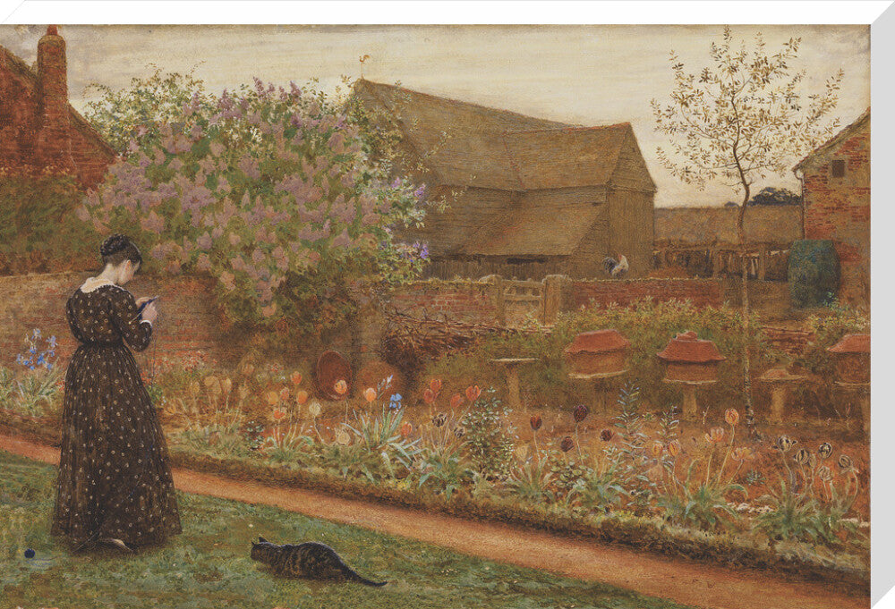 The Old Farm Garden (stretched canvas, extra large, unframed)