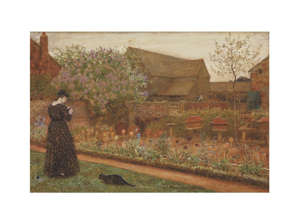 The Old Farm Garden (art print, small, unframed)