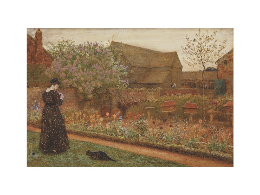 The Old Farm Garden (art print, large, unframed)