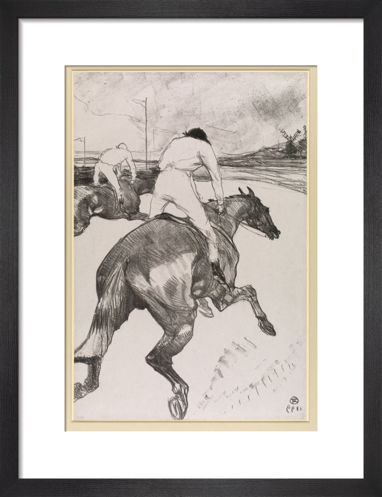 The Jockey (art print, small, black)