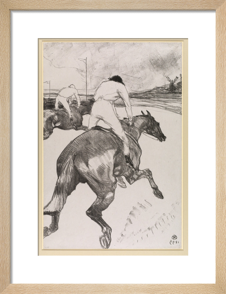 The Jockey (art print, small, natural)