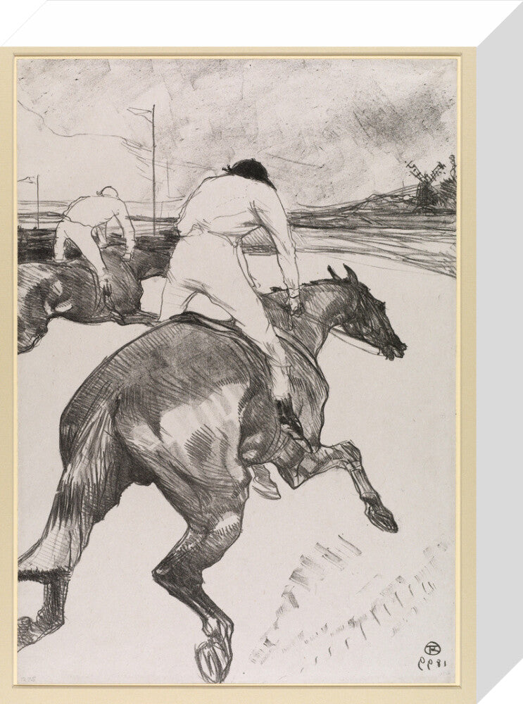 The Jockey (stretched canvas, small, unframed)