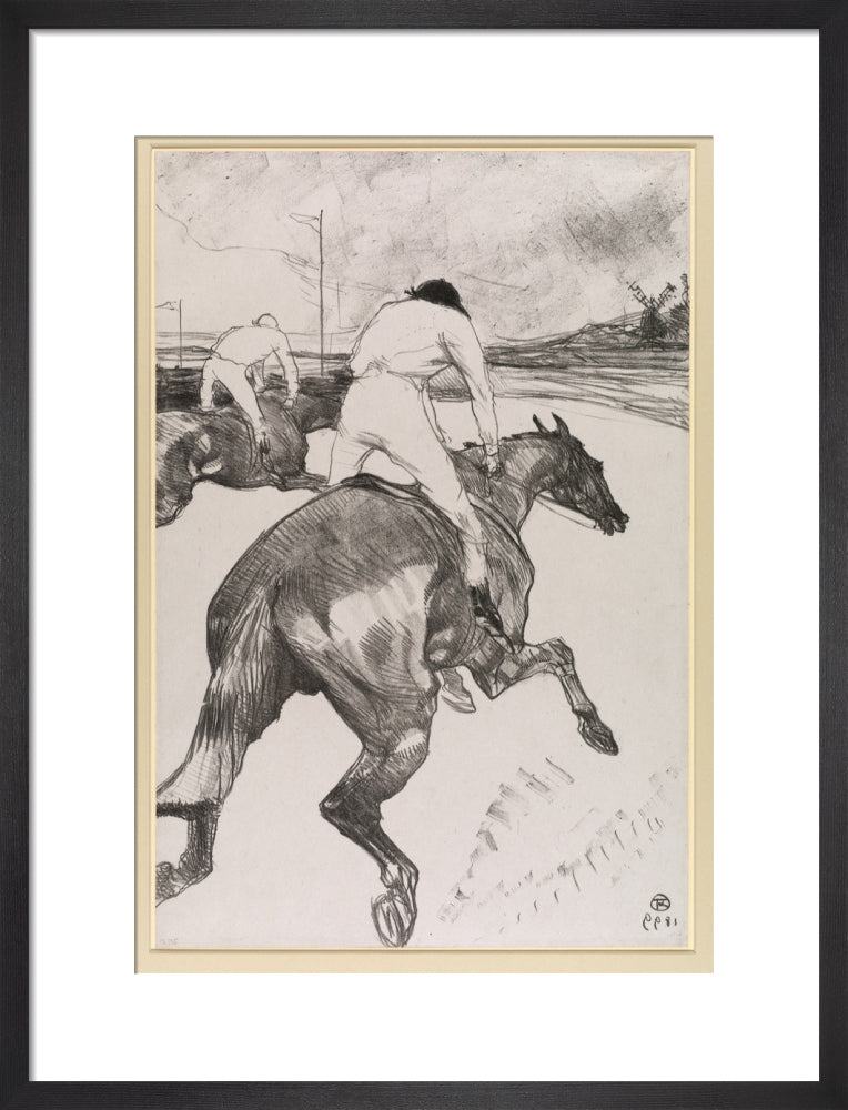 The Jockey (art print, medium, black)