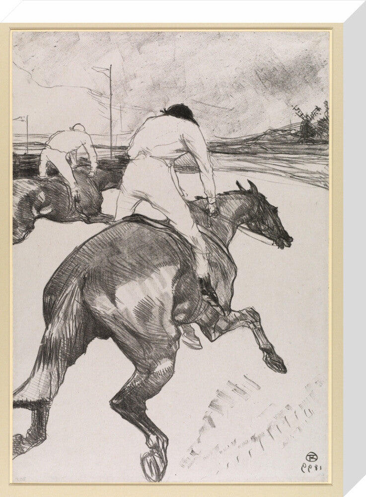 The Jockey (stretched canvas, medium, unframed)