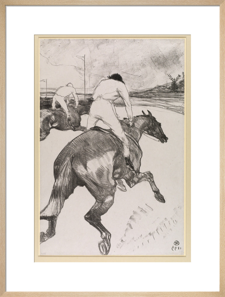 The Jockey (art print, large, natural)