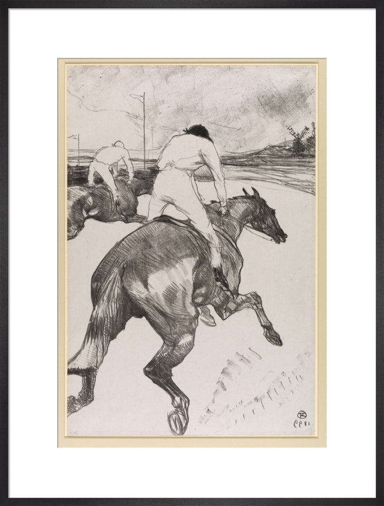 The Jockey (art print, extra large, black)