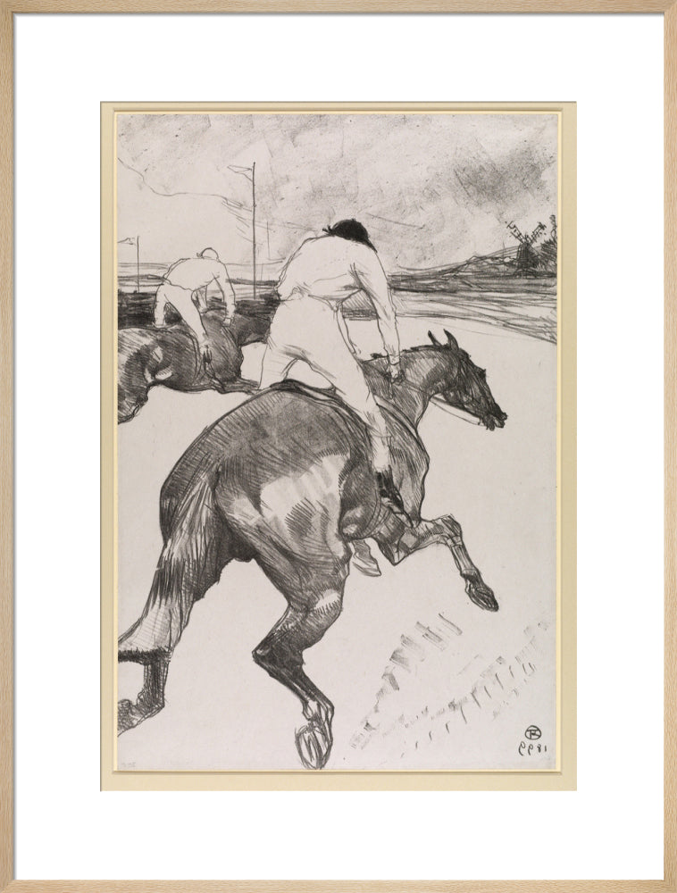 The Jockey (art print, extra large, natural)