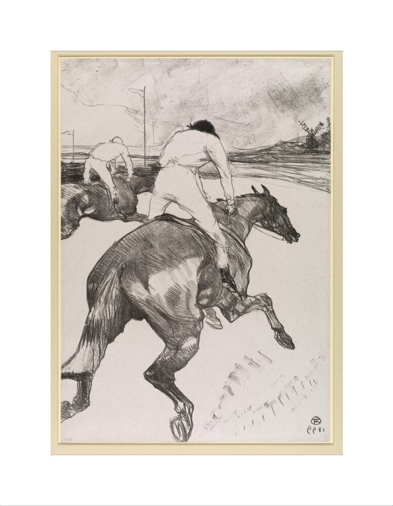 The Jockey (art print, small, unframed)