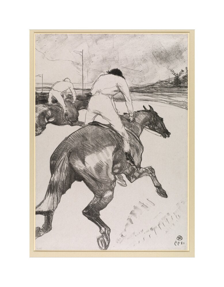 The Jockey (art print, large, unframed)
