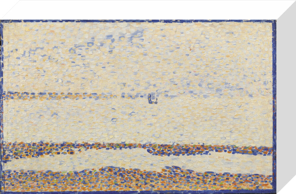 The Beach at Gravelines (stretched canvas, small, unframed)