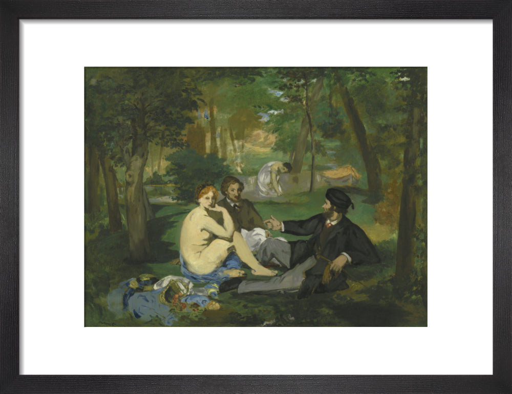 Le Dejeuner sur l'herbe (art print, small, black)