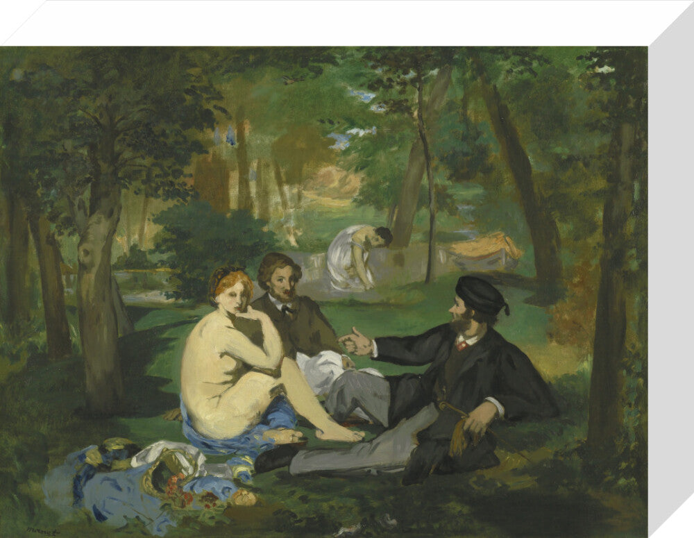 Le Dejeuner sur l'herbe (stretched canvas, small, unframed)