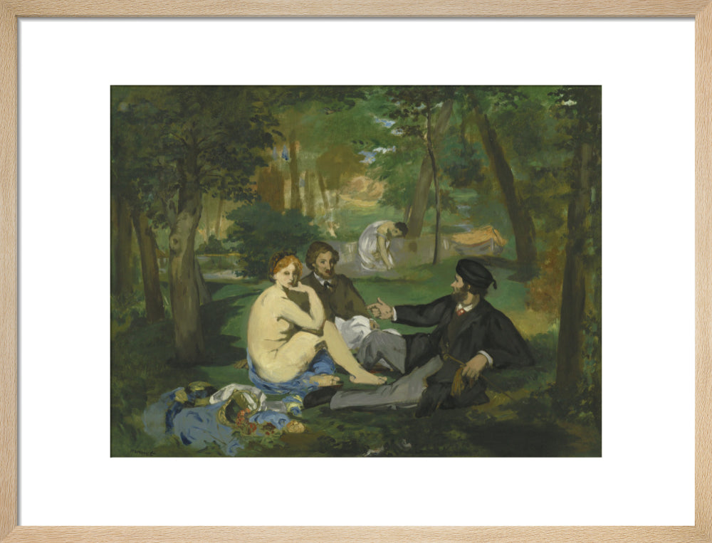 Le Dejeuner sur l'herbe (art print, medium, natural)