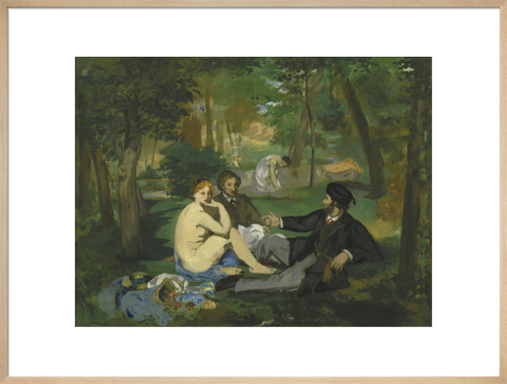 Le Dejeuner sur l'herbe (art print, extra large, natural)