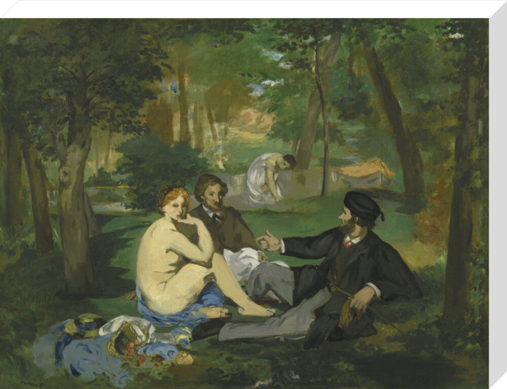 Le Dejeuner sur l'herbe (stretched canvas, large, unframed)