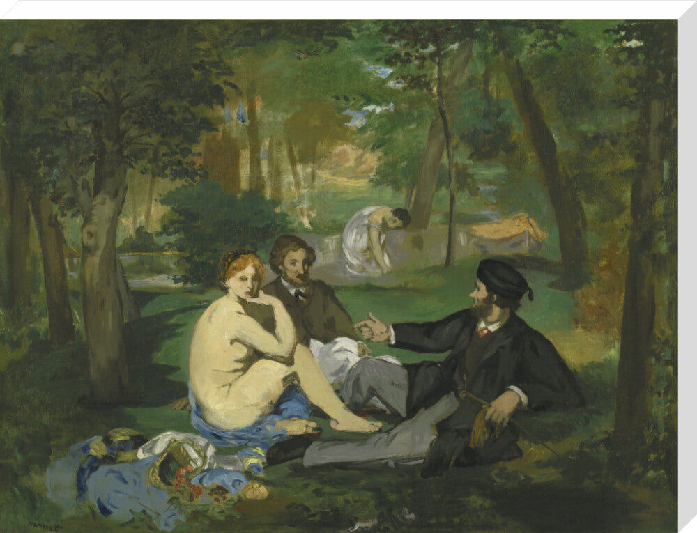Le Dejeuner sur l'herbe (stretched canvas, extra large, unframed)