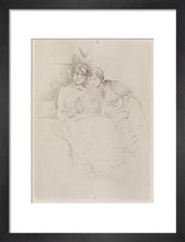 Load image into Gallery viewer, Berthe Morisot Drawing, with Her Daughter, 1889
