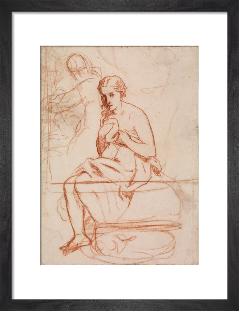 La toilette (art print, small, black)
