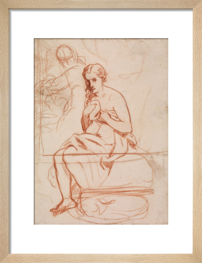 La toilette (art print, small, natural)