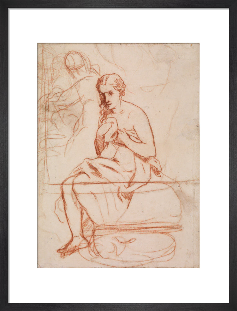 La toilette (art print, medium, black)