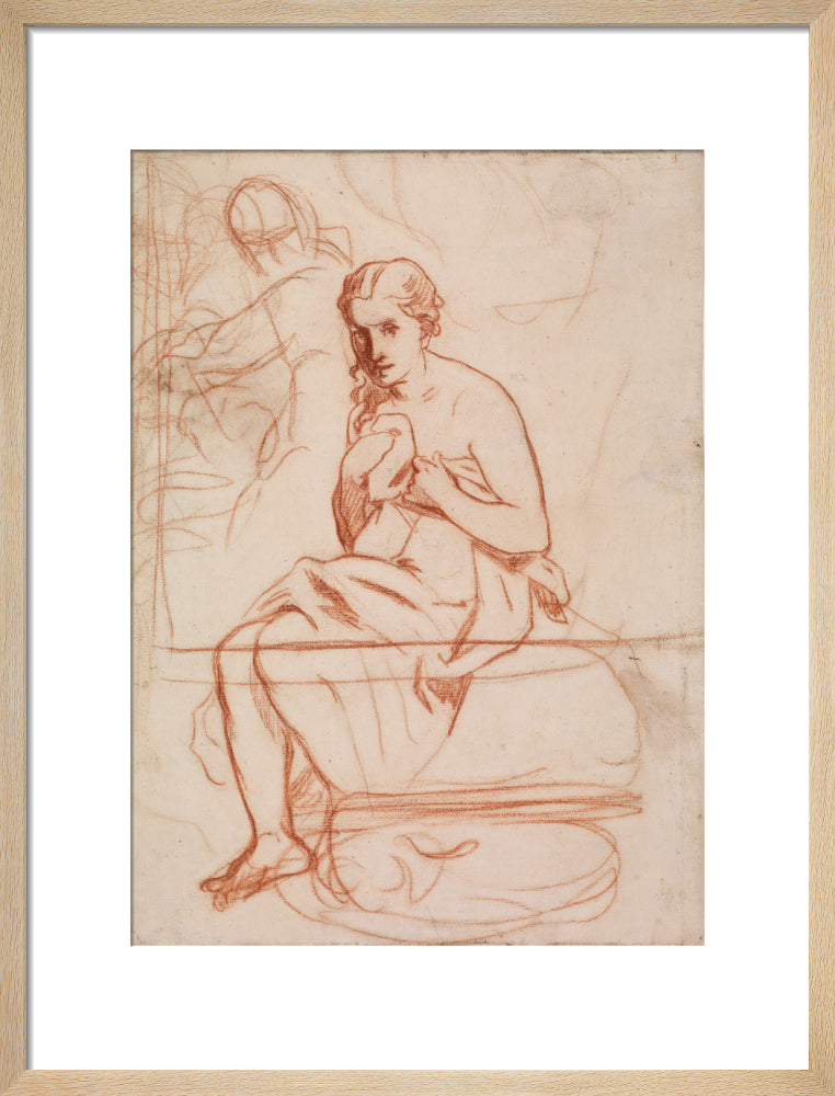 La toilette (art print, medium, natural)