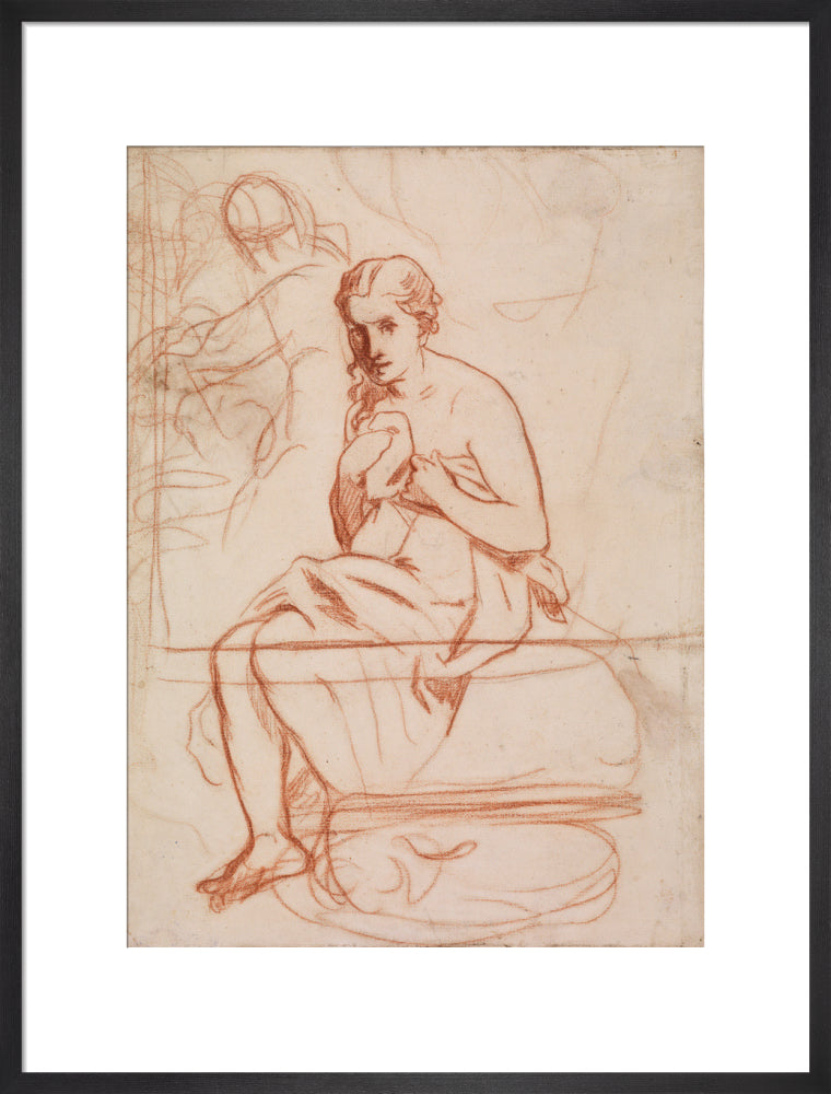 La toilette (art print, large, black)