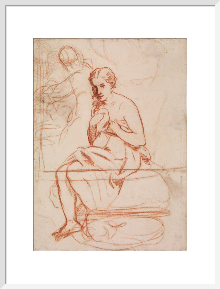 La toilette (art print, large, white)
