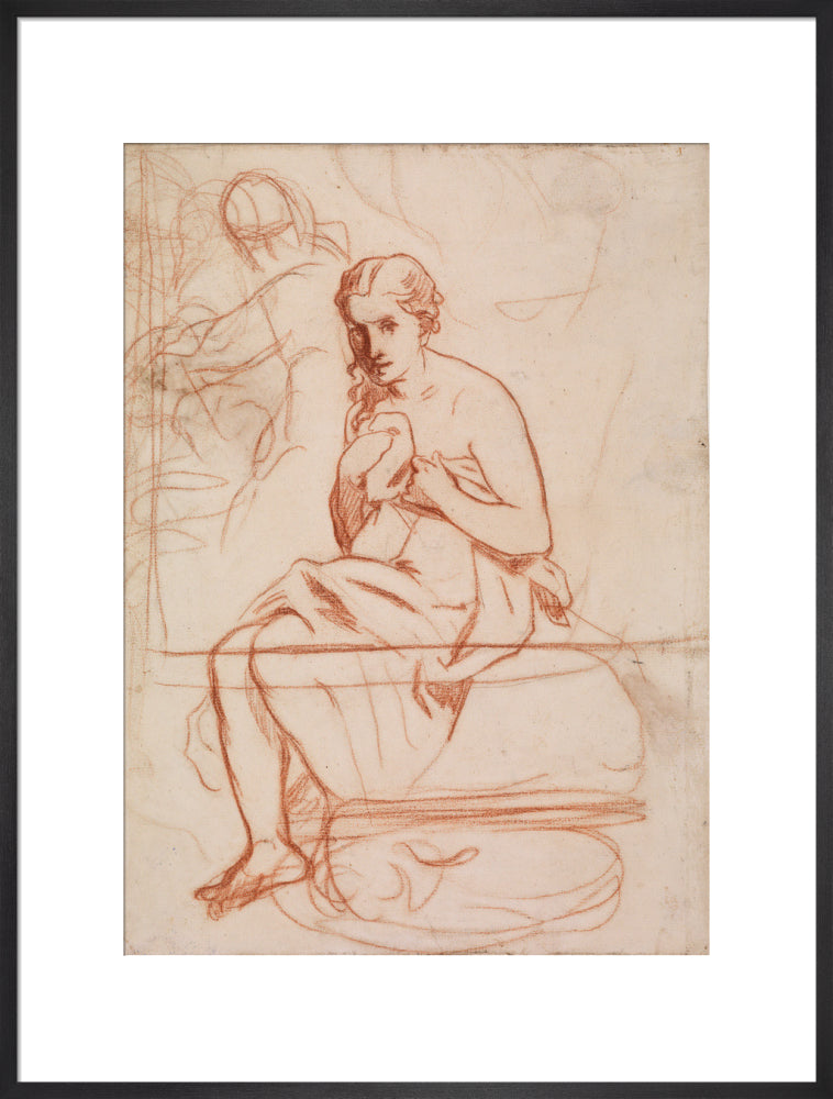 La toilette (art print, extra large, black)