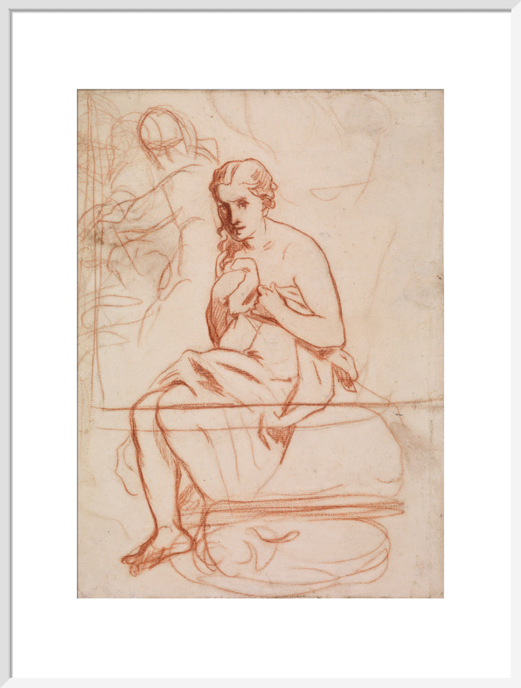La toilette (art print, extra large, white)