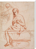 La toilette (stretched canvas, large, unframed)