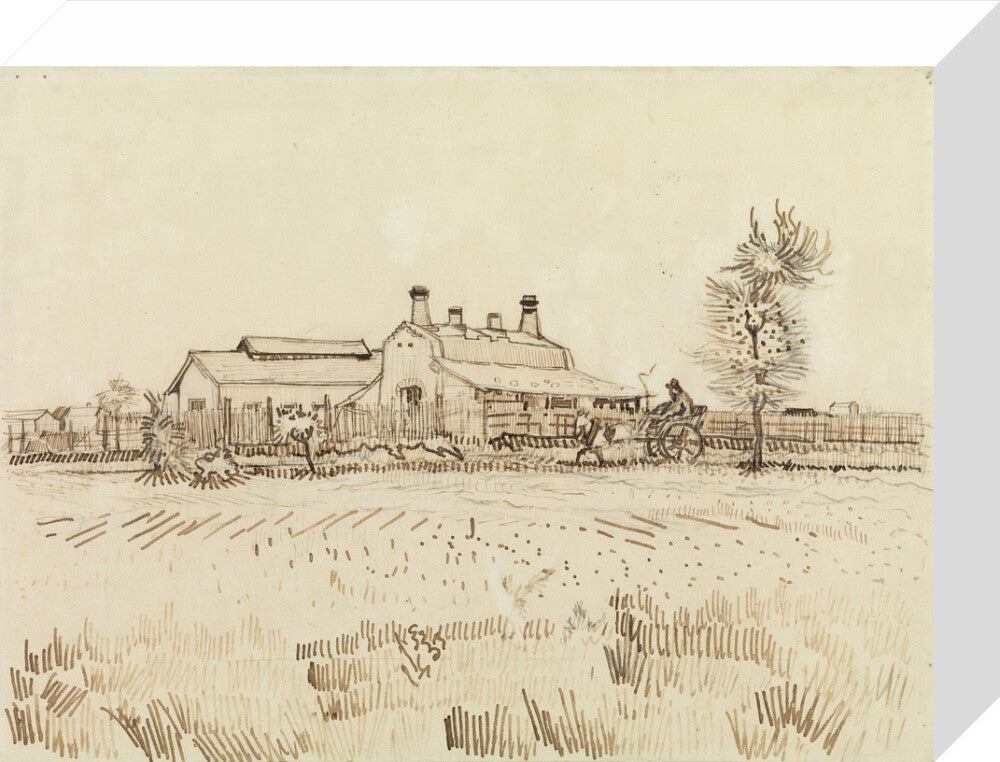 A Tile Factory (stretched canvas, small, unframed)