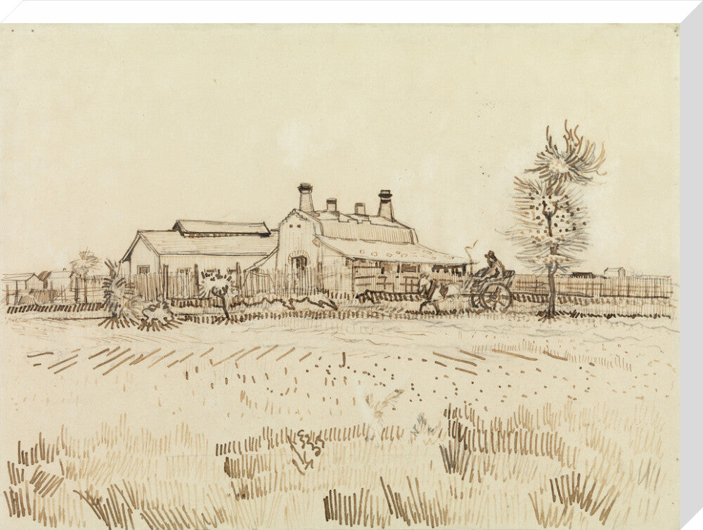 A Tile Factory (stretched canvas, large, unframed)