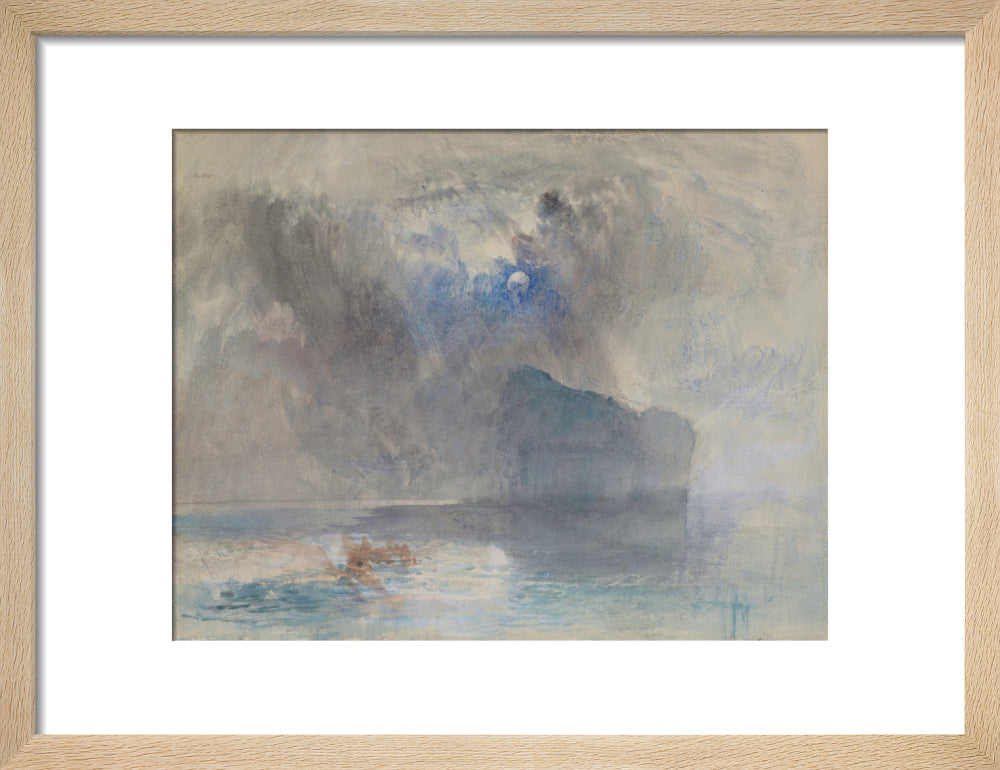 On Lake Lucerne looking towards Fluelen (art print, small, natural)