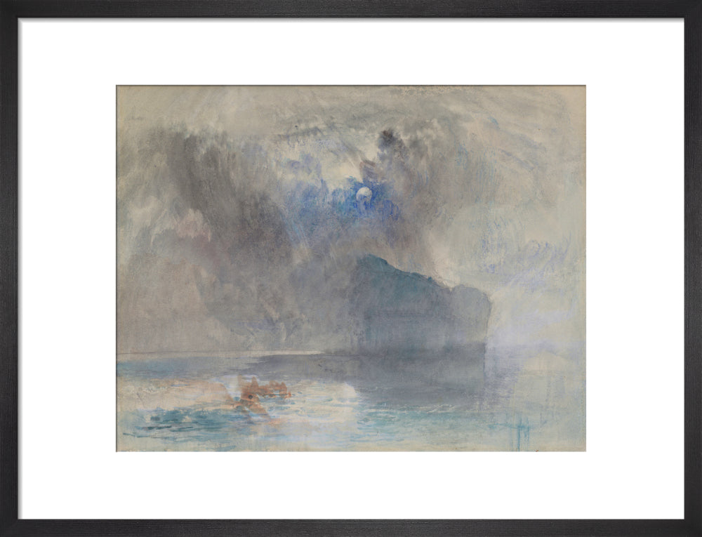 On Lake Lucerne looking towards Fluelen (art print, medium, black)