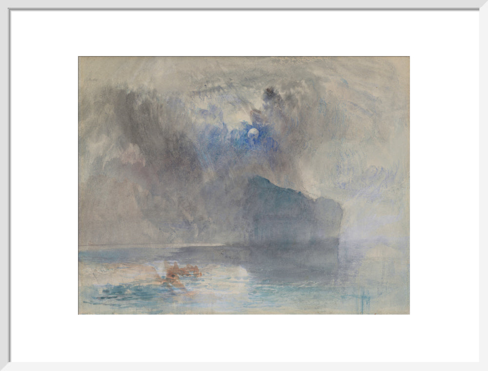 On Lake Lucerne looking towards Fluelen (art print, large, white)