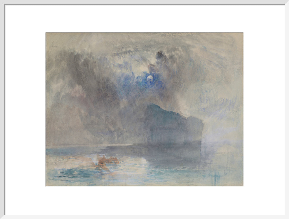 On Lake Lucerne looking towards Fluelen (art print, extra large, white)