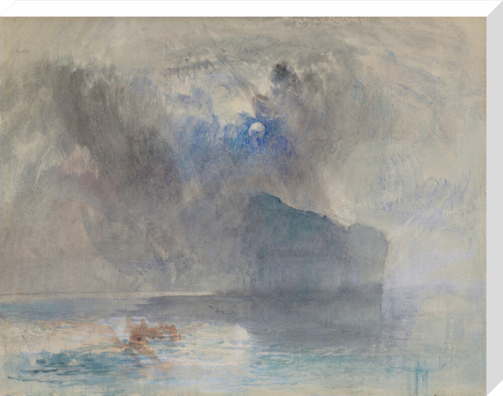 On Lake Lucerne looking towards Fluelen (stretched canvas, large, unframed)