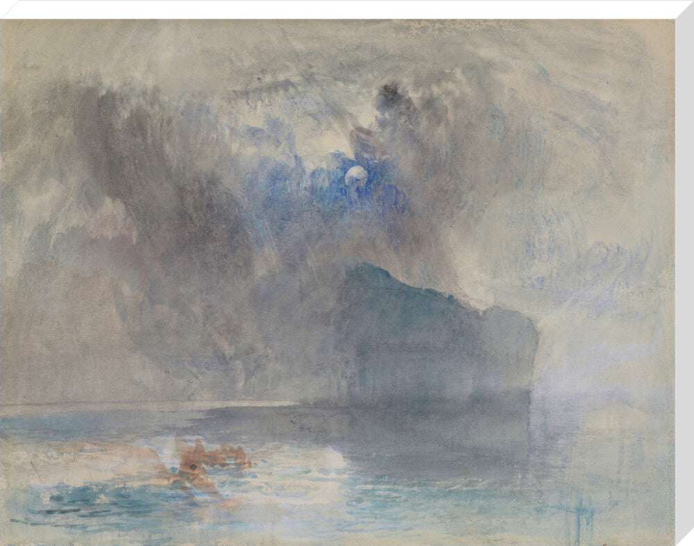 On Lake Lucerne looking towards Fluelen (stretched canvas, extra large, unframed)