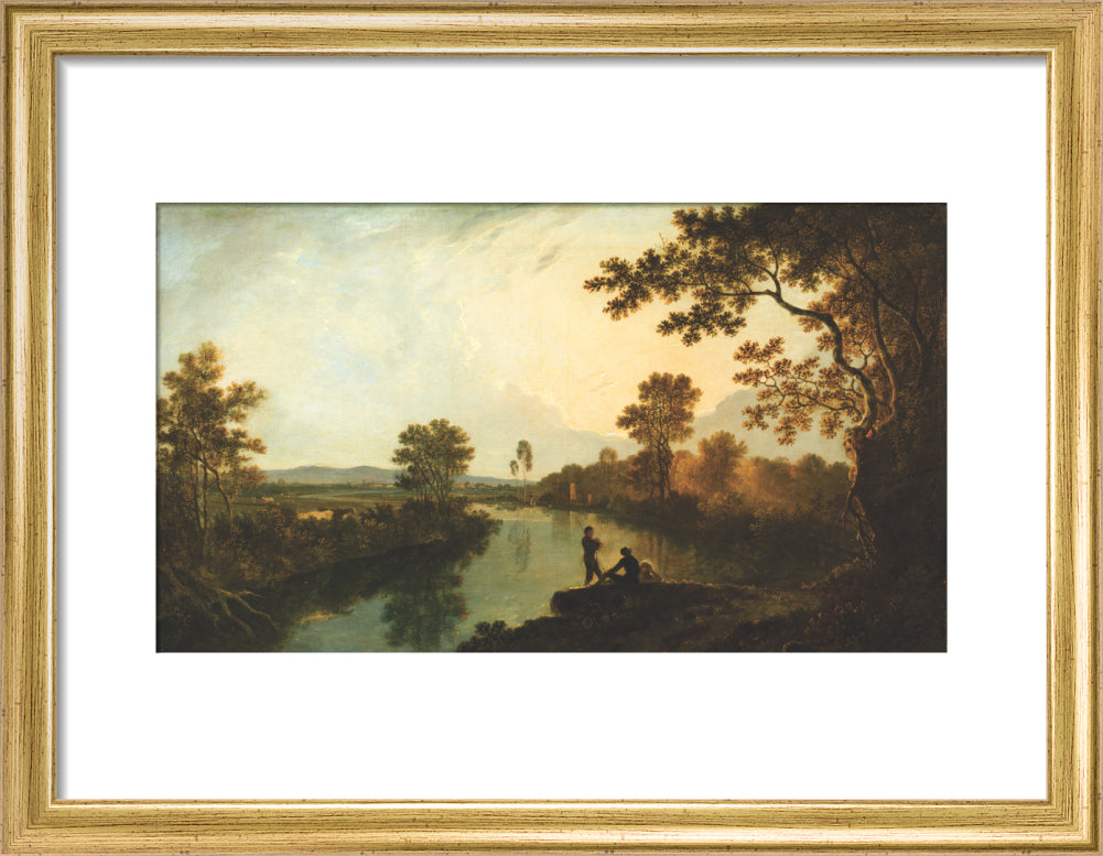 River Dee (art print, small, gold)