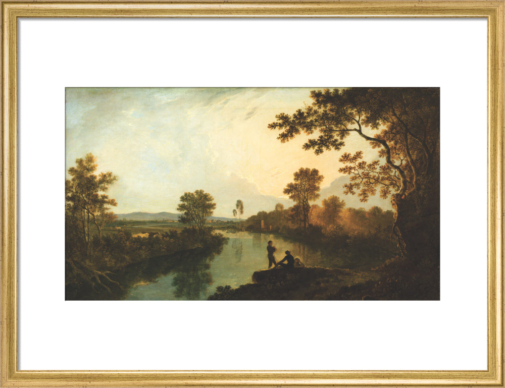 River Dee (art print, medium, gold)