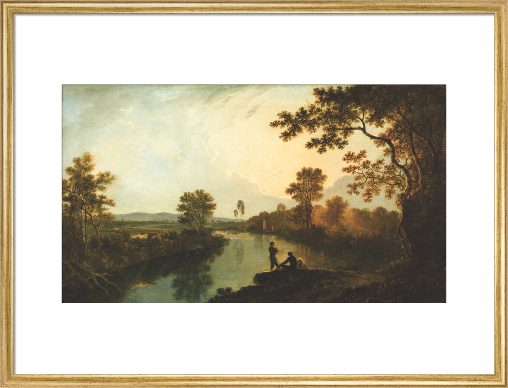 River Dee (art print, large, gold)