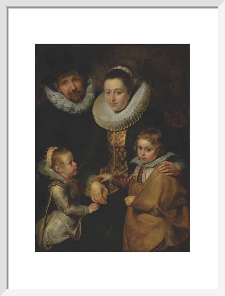 Family of Jan Brueghel the Elder (art print, medium, white)