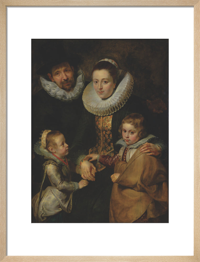 Family of Jan Brueghel the Elder (art print, medium, natural)
