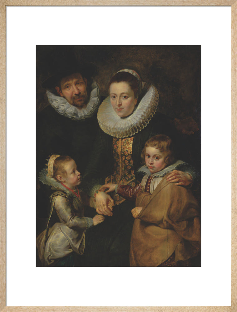 Family of Jan Brueghel the Elder (art print, large, natural)