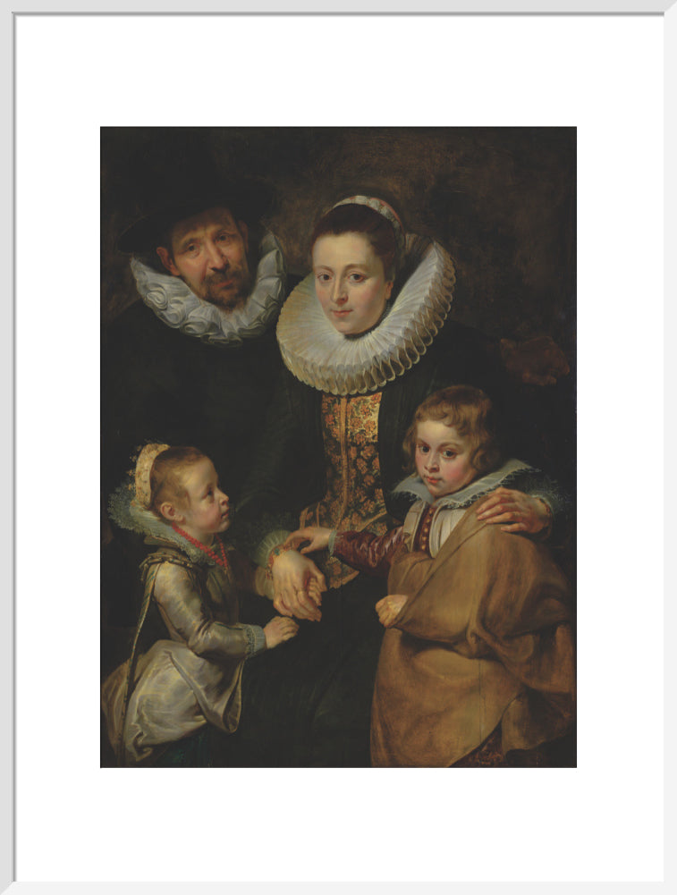 Family of Jan Brueghel the Elder (art print, extra large, white)