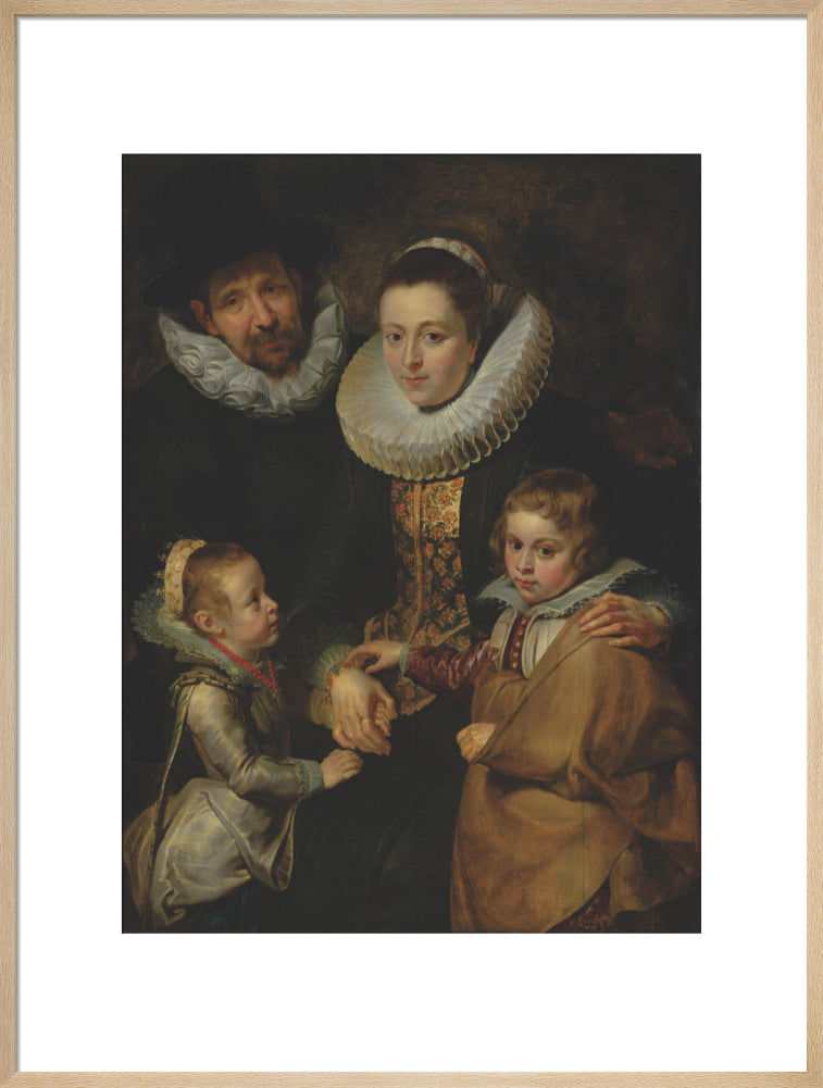 Family of Jan Brueghel the Elder (art print, extra large, natural)